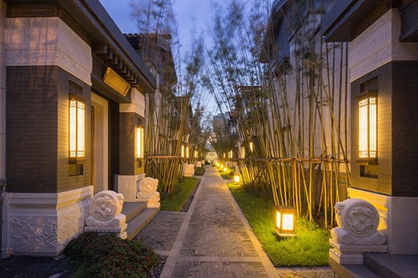 集上海私家別墅花園景觀、園林綠化設計施工于一體